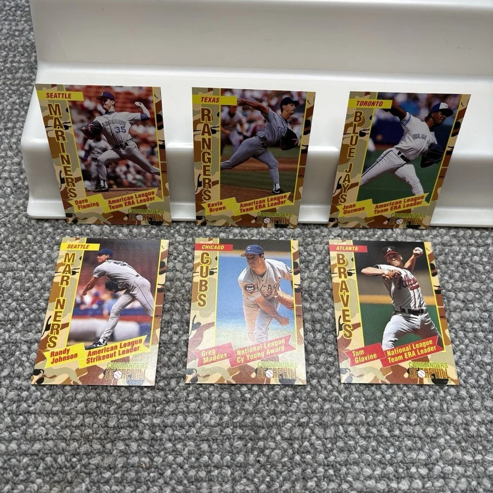 1993‎ Topps Coca-Cola Commanders of the Hill Baseball Card Set 30 Cards